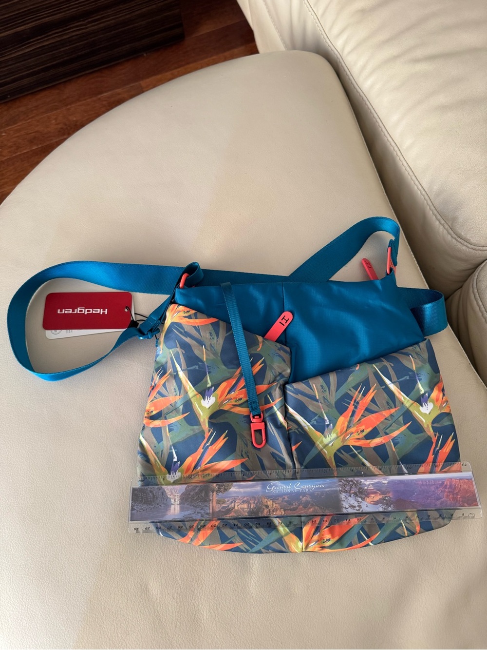 Hedgren Birds of Paradise Print Crossbody Bag